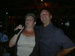 Bob singing Karaoke